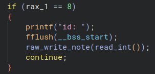 Hidden raw write option